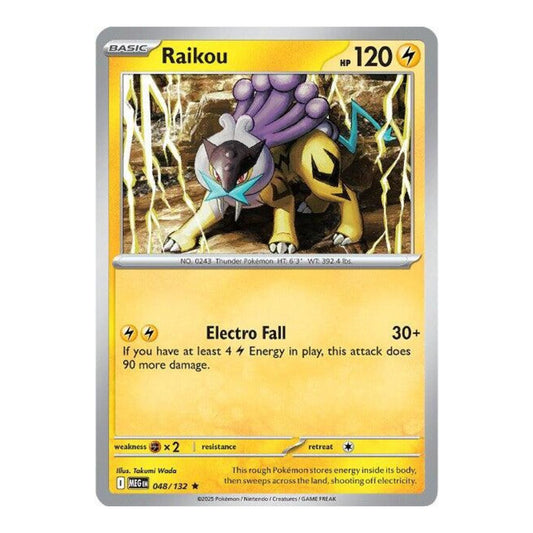 ME01: Mega Evolution (MEG) - Raikou (#048/132) (Near Mint)