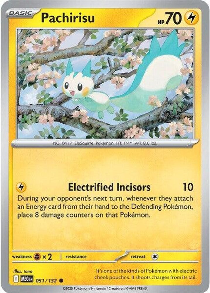 ME01: Mega Evolution (MEG) - Pachirisu (#051/132, Common) ()