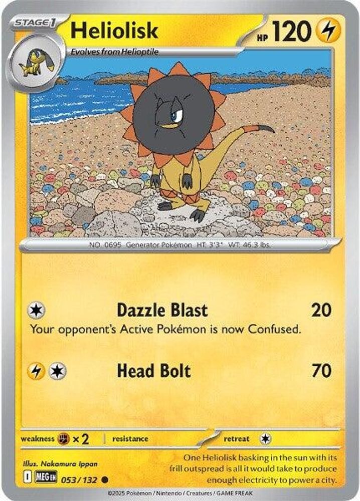 ME01: Mega Evolution (MEG) - Heliolisk (#053/132, Common) ()