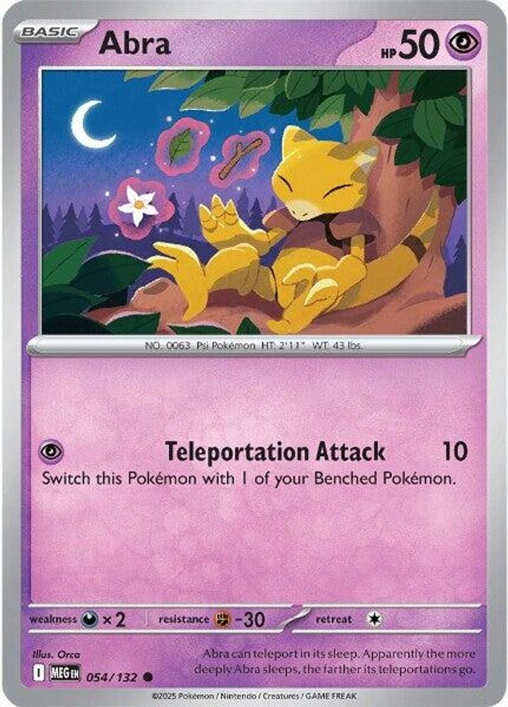ME01: Mega Evolution (MEG) - Abra (#054/132, Common) ()