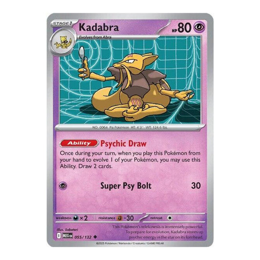 ME01: Mega Evolution (MEG) - Kadabra (#055/132) (Near Mint)