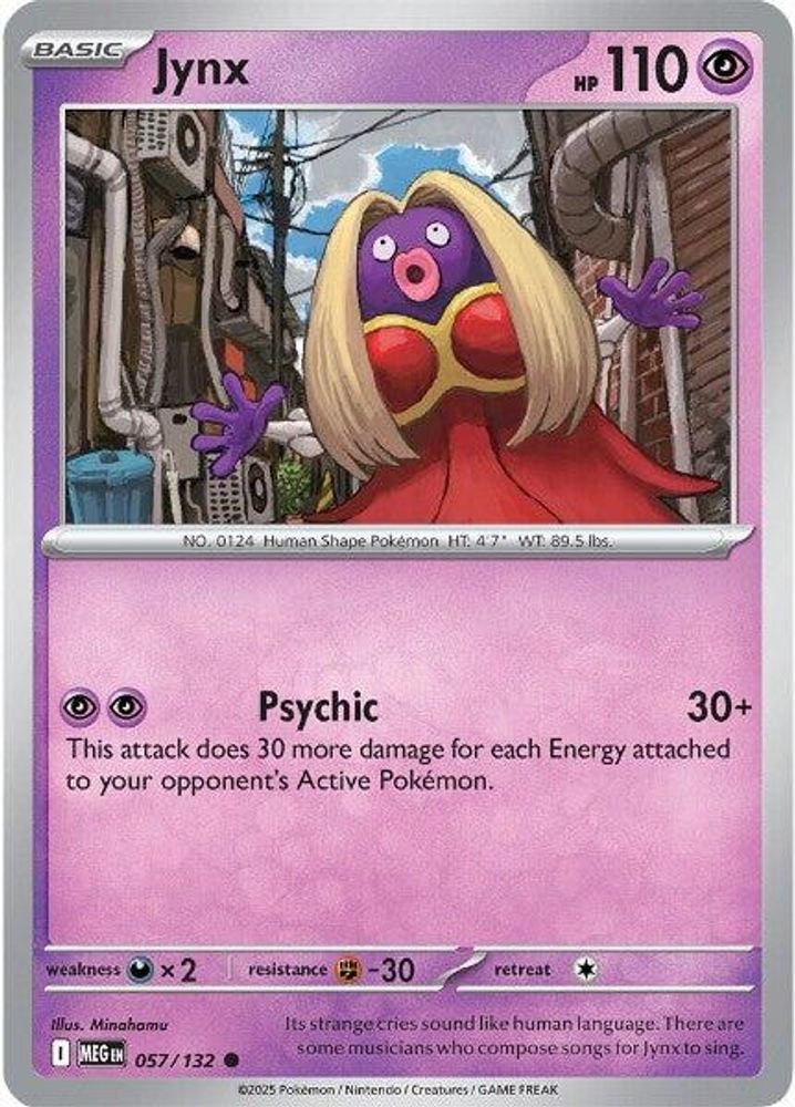 ME01: Mega Evolution (MEG) - Jynx (#057/132, Common) ()
