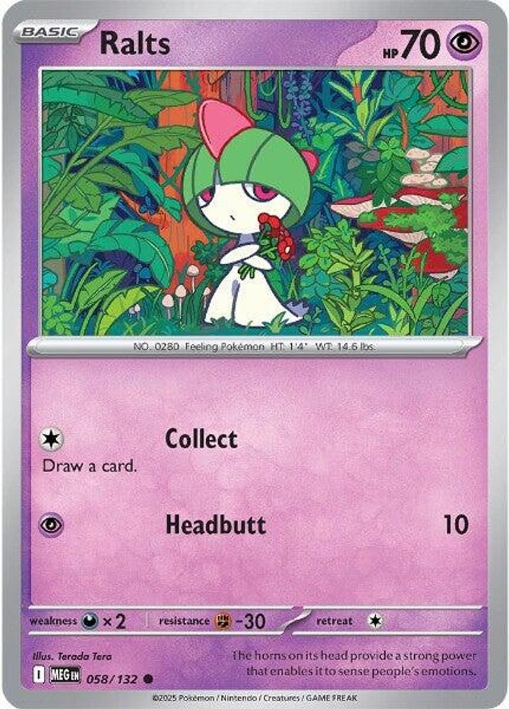 ME01: Mega Evolution (MEG) - Ralts (#058/132, Common) ()