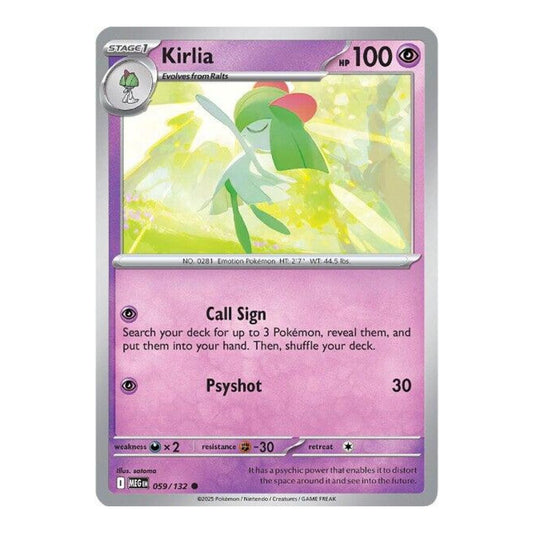 ME01: Mega Evolution (MEG) - Kirlia (#059/132) (Near Mint)