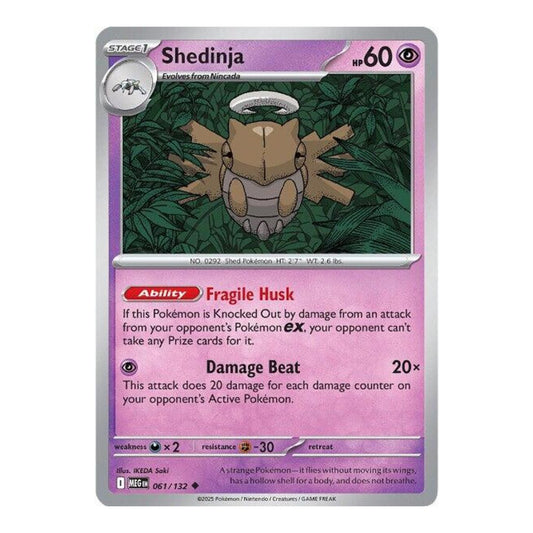 ME01: Mega Evolution (MEG) - Shedinja 061 132 (#061/132) (Near Mint)