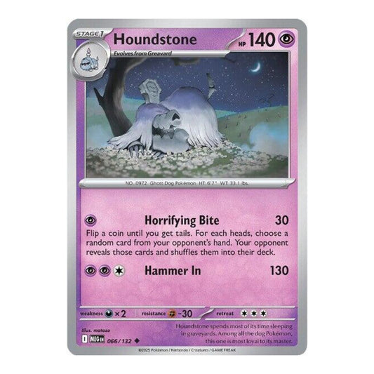ME01: Mega Evolution (MEG) - Houndstone 066 132 (#066/132) (Near Mint)