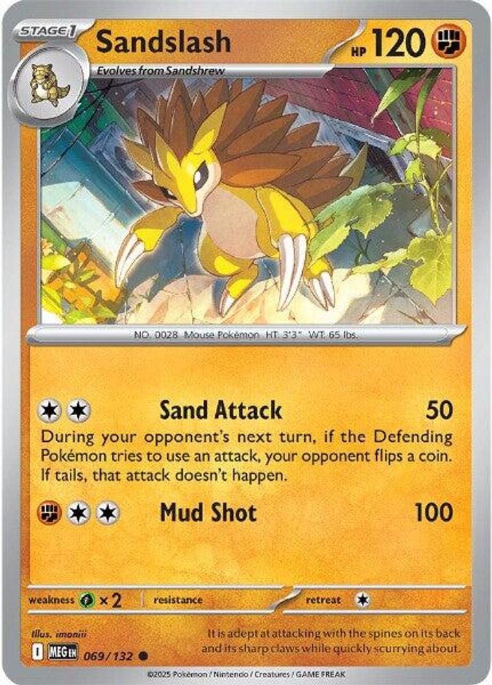 ME01: Mega Evolution (MEG) - Sandslash (#069/132, Common) ()