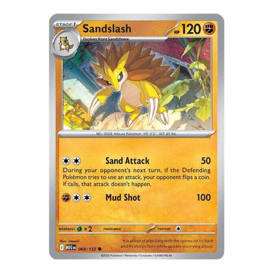 ME01: Mega Evolution (MEG) - Sandslash (#069/132) (Near Mint)