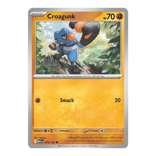 ME01: Mega Evolution (MEG) - Croagunk (#078/132) (Near Mint)