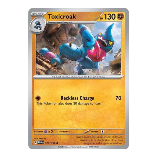 ME01: Mega Evolution (MEG) - Toxicroak (#079/132) (Near Mint)