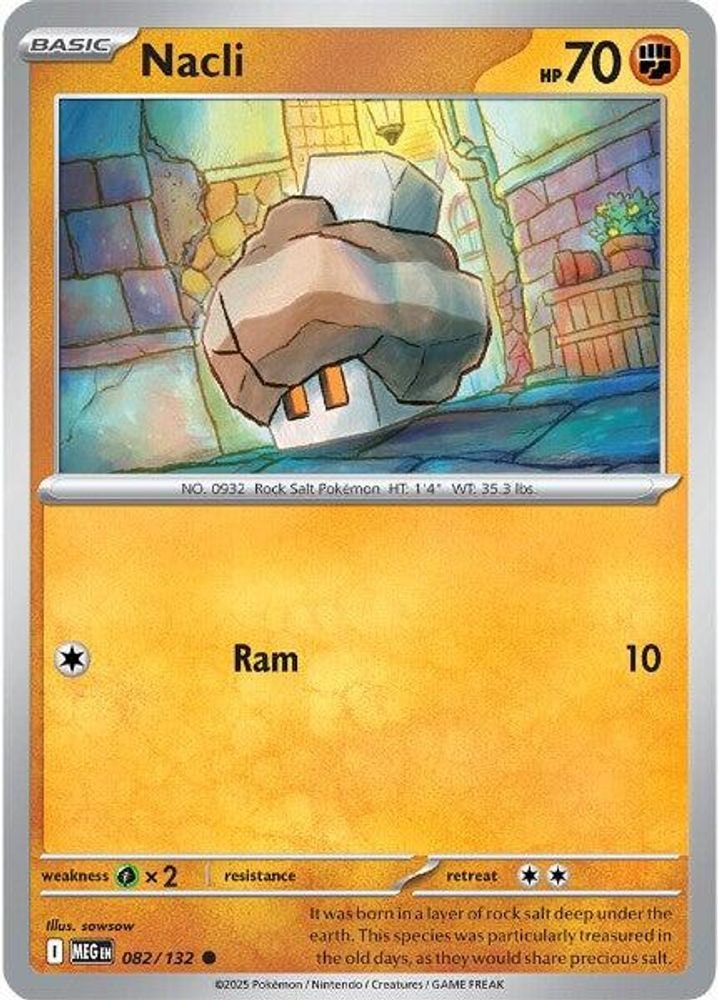 ME01: Mega Evolution (MEG) - Nacli (#082/132, Common) ()