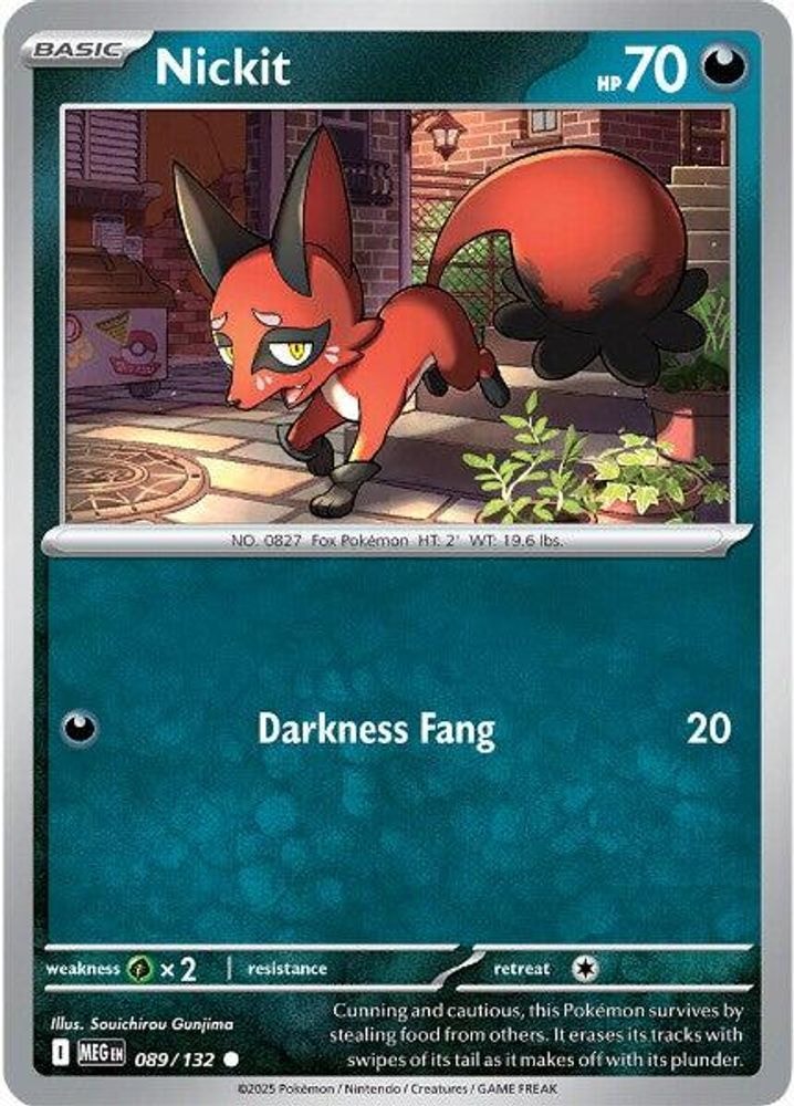 ME01: Mega Evolution (MEG) - Nickit (#089/132, Common) ()