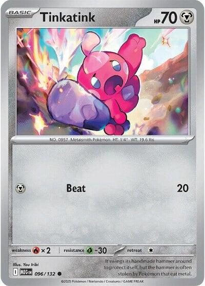 ME01: Mega Evolution (MEG) - Tinkatink (#096/132, Common) ()