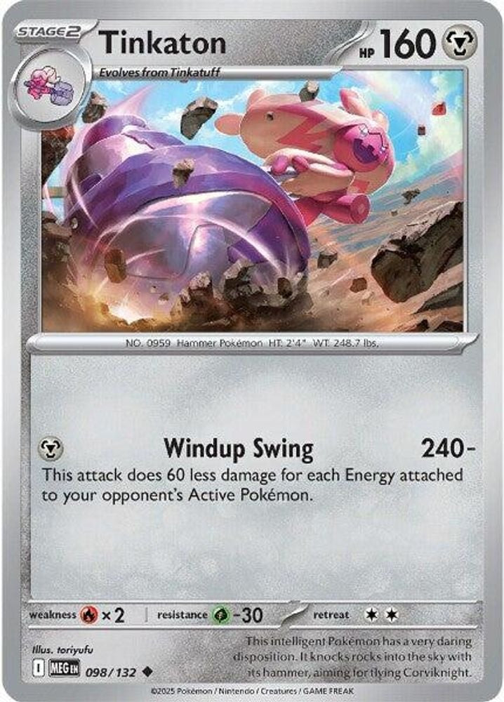 ME01: Mega Evolution (MEG) - Tinkaton (#098/132, Uncommon) ()