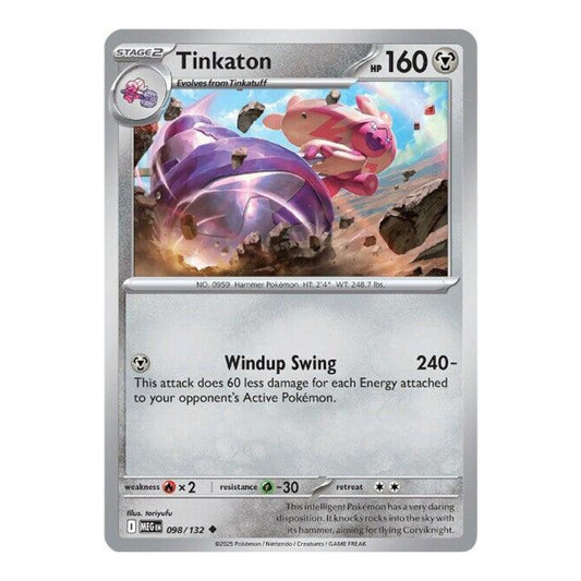 ME01: Mega Evolution (MEG) - Tinkaton (#098/132) (Near Mint)
