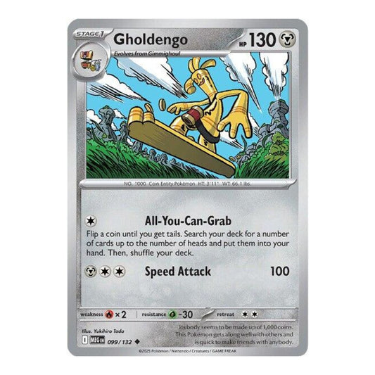 ME01: Mega Evolution (MEG) - Gholdengo (#099/132) (Near Mint)