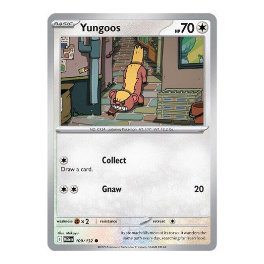 ME01: Mega Evolution (MEG) - Yungoos (#109/132) (Near Mint)