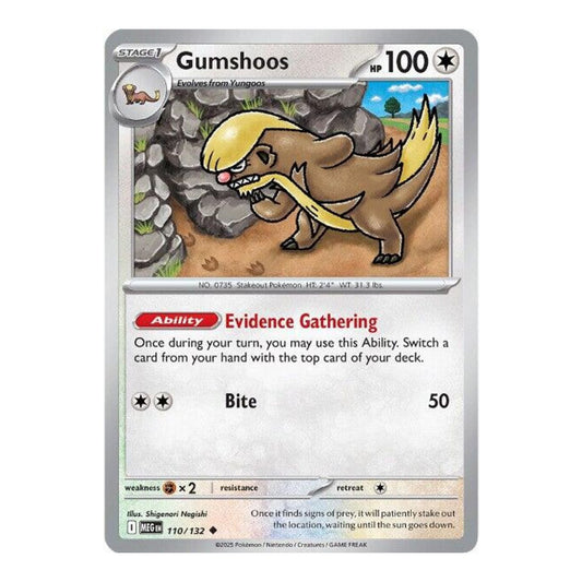 ME01: Mega Evolution (MEG) - Gumshoos - 110/132 (#110/132)