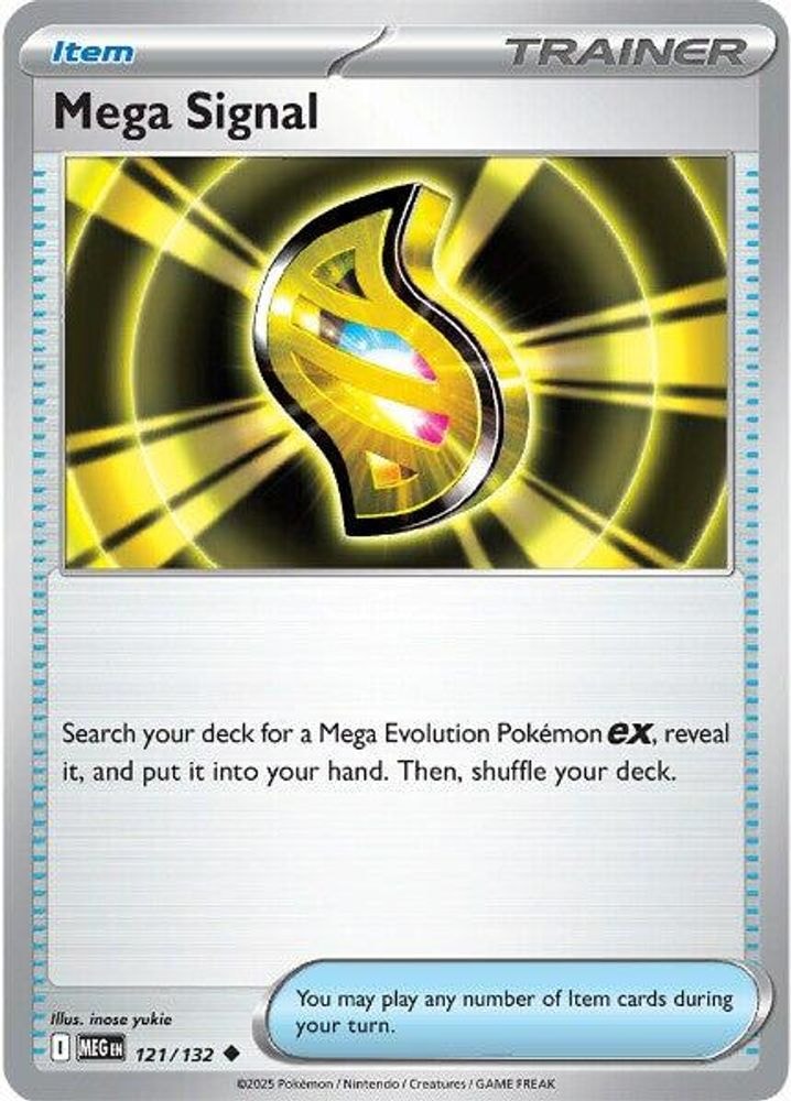 ME01: Mega Evolution (MEG) - Mega Signal - 121/132 (#121/132, Uncommon) ()
