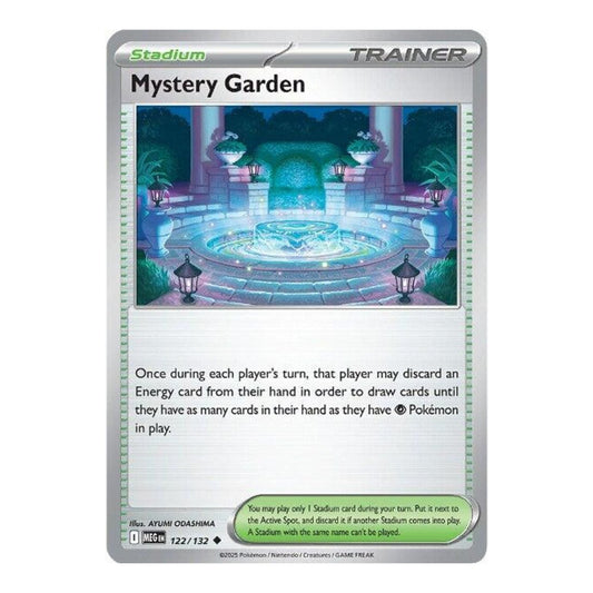ME01: Mega Evolution (MEG) - Mystery Garden 122 132 (#122/132) (Near Mint)