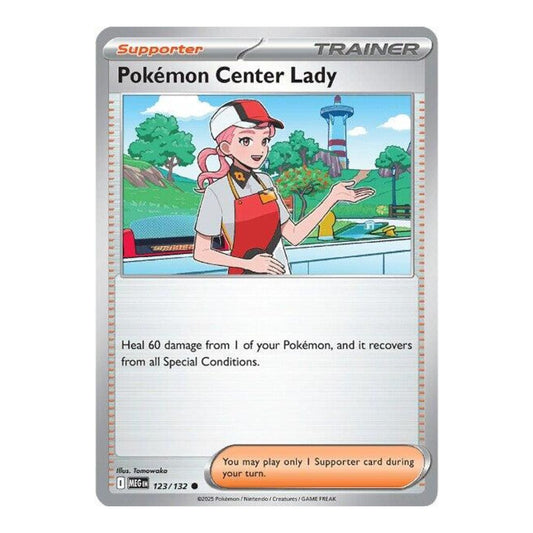 ME01: Mega Evolution (MEG) - Pokemon Center Lady (#123/132) (Near Mint)