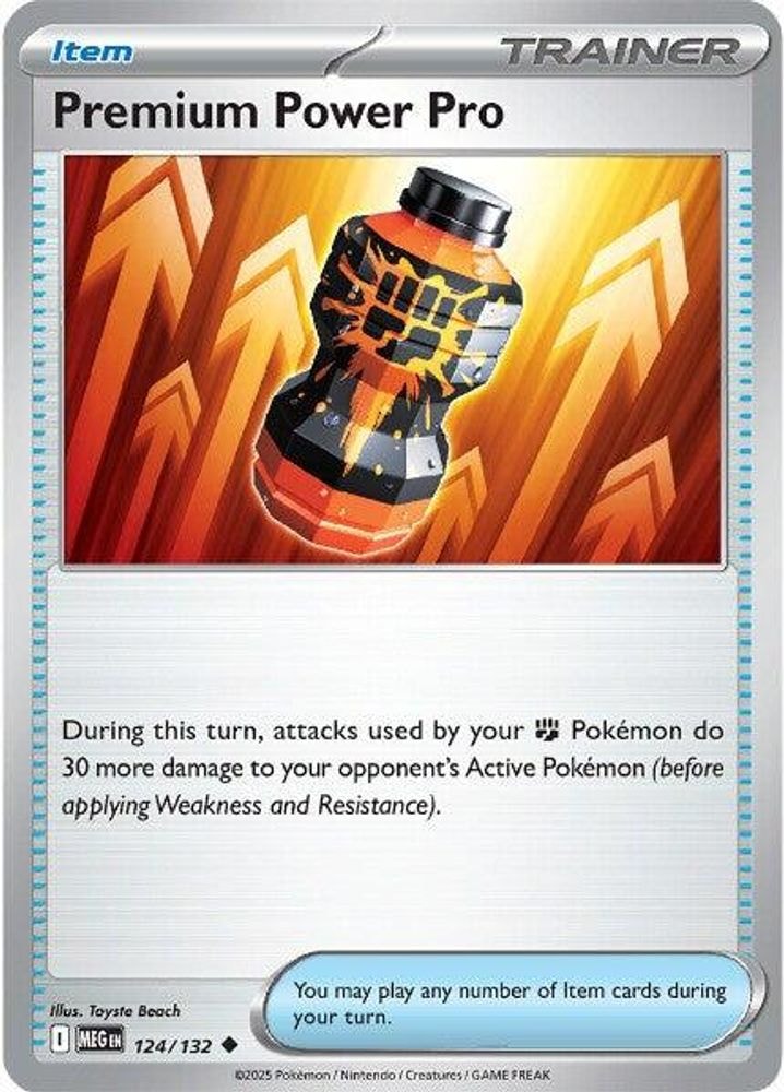 ME01: Mega Evolution (MEG) - Premium Power Pro - 124/132 (#124/132, Uncommon) ()