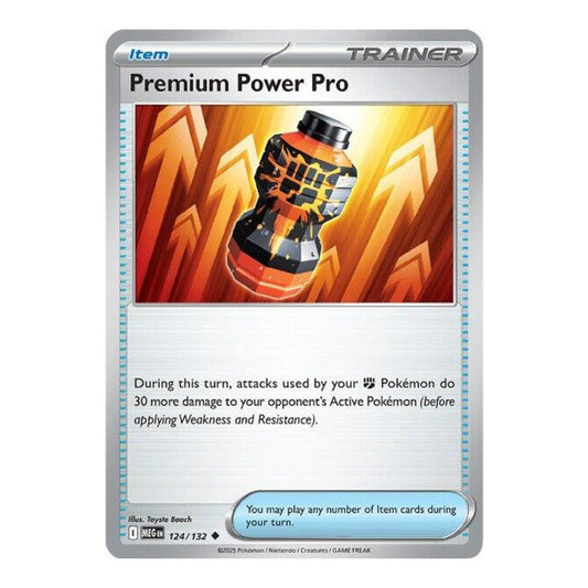 ME01: Mega Evolution (MEG) - Premium Power Pro 124 132 (#124/132) (Near Mint)