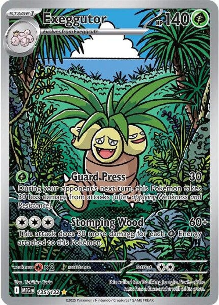 ME01: Mega Evolution (MEG) - Exeggutor - 135/132 (#135/132, Illustration Rare) ()