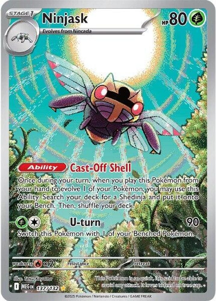 ME01: Mega Evolution (MEG) - Ninjask - 137/132 (#137/132, Illustration Rare) ()