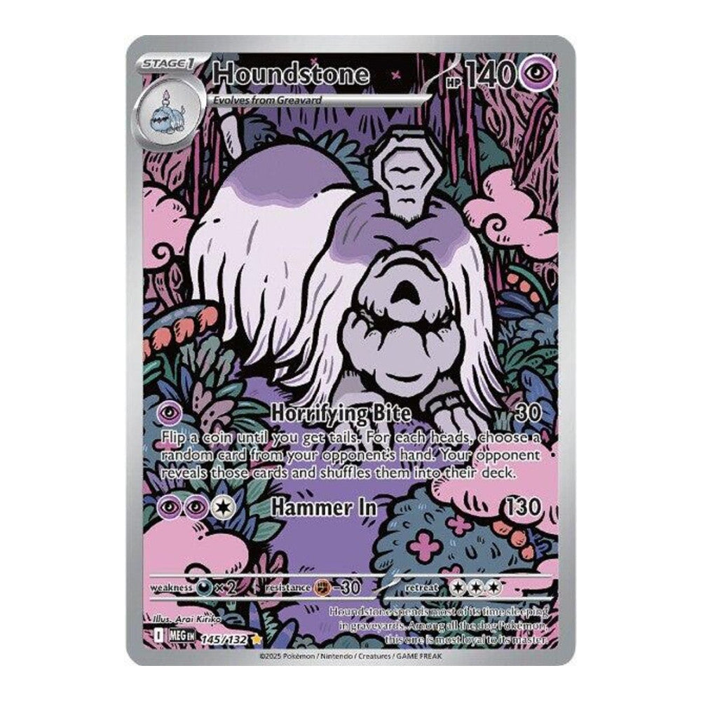 ME01: Mega Evolution (MEG) - Houndstone - 145/132 (#145/132) (Near Mint)
