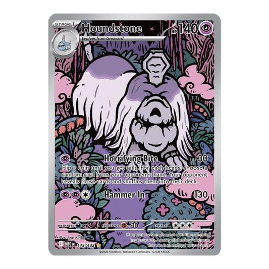 ME01: Mega Evolution (MEG) - Houndstone - 145/132 (#145/132) (Near Mint)