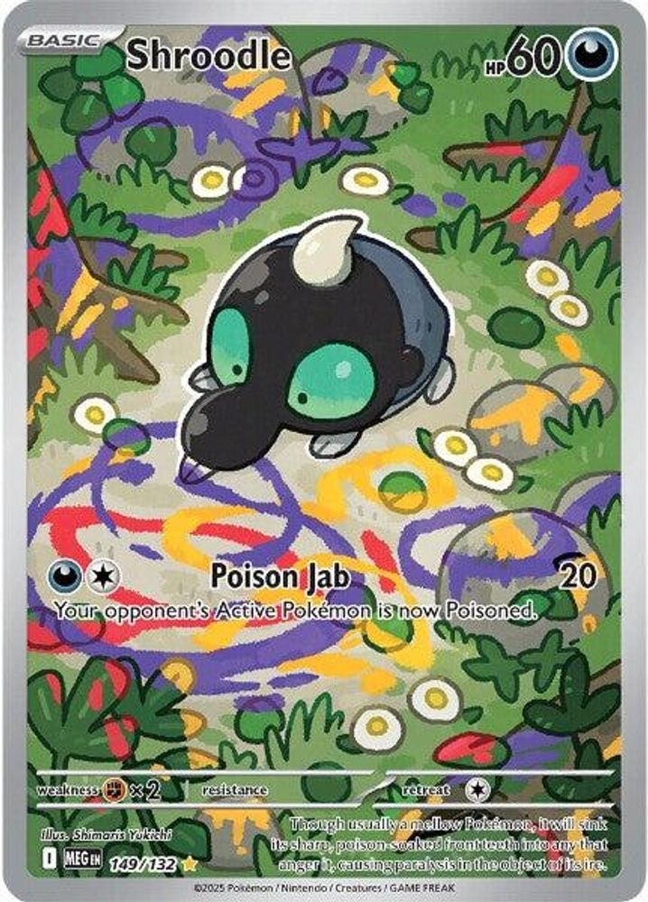 ME01: Mega Evolution (MEG) - Shroodle - 149/132 (#149/132, Illustration Rare) ()