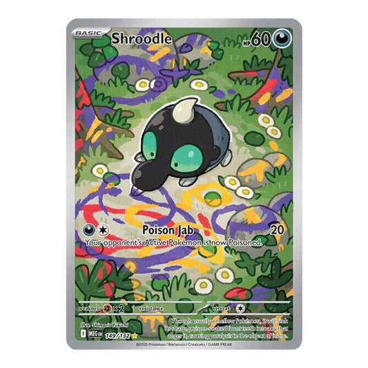 ME01: Mega Evolution (MEG) - Shroodle 149 132 (#149/132) (Near Mint)