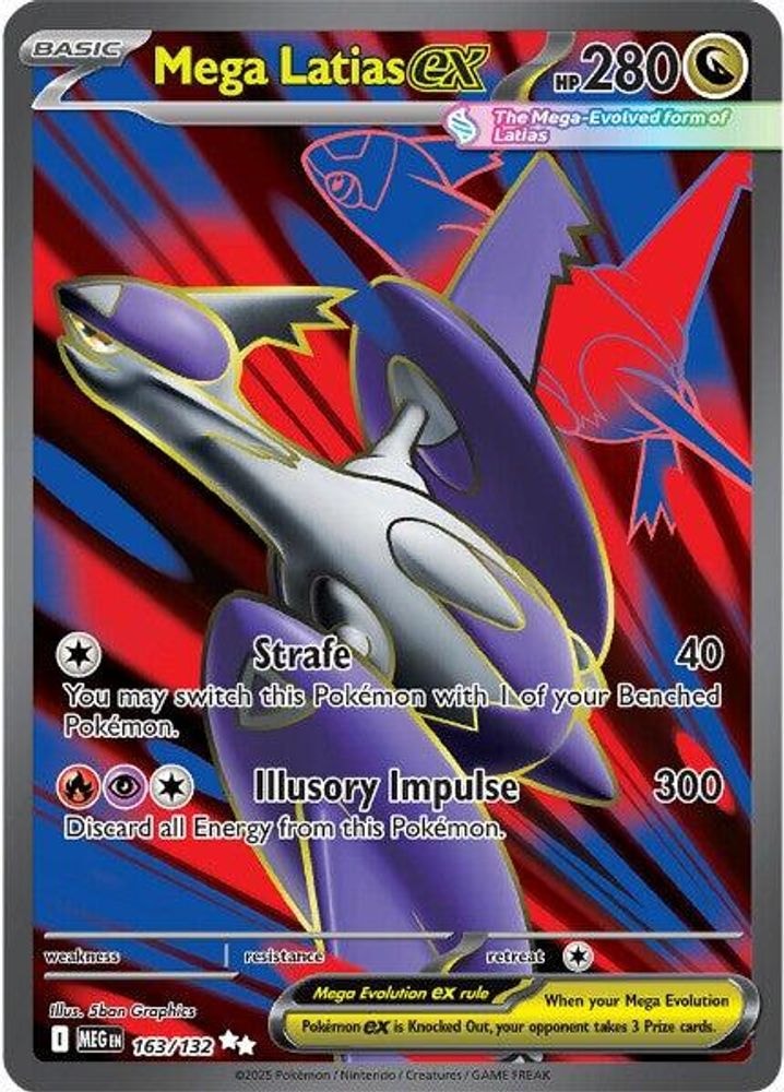 ME01: Mega Evolution (MEG) - Mega Latias ex - 163/132 (#163/132, Ultra Rare) ()