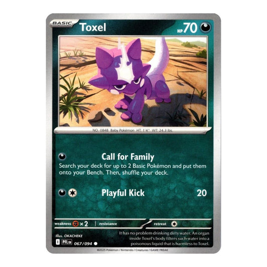 ME02: Phantasmal Flames (PFL) - Toxel (#067/094) (Near Mint)