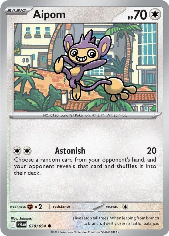ME02: Phantasmal Flames (PFL) - Aipom (#078/094, Common) ()