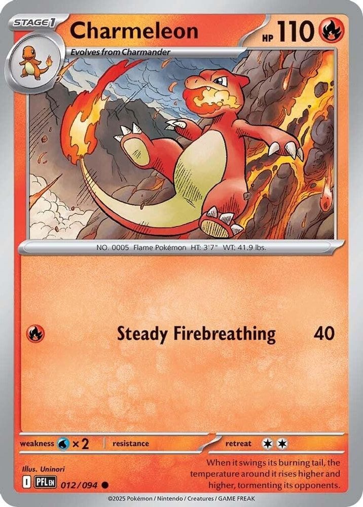 ME02: Phantasmal Flames (PFL) - Charmeleon (#012/094, Common) ()