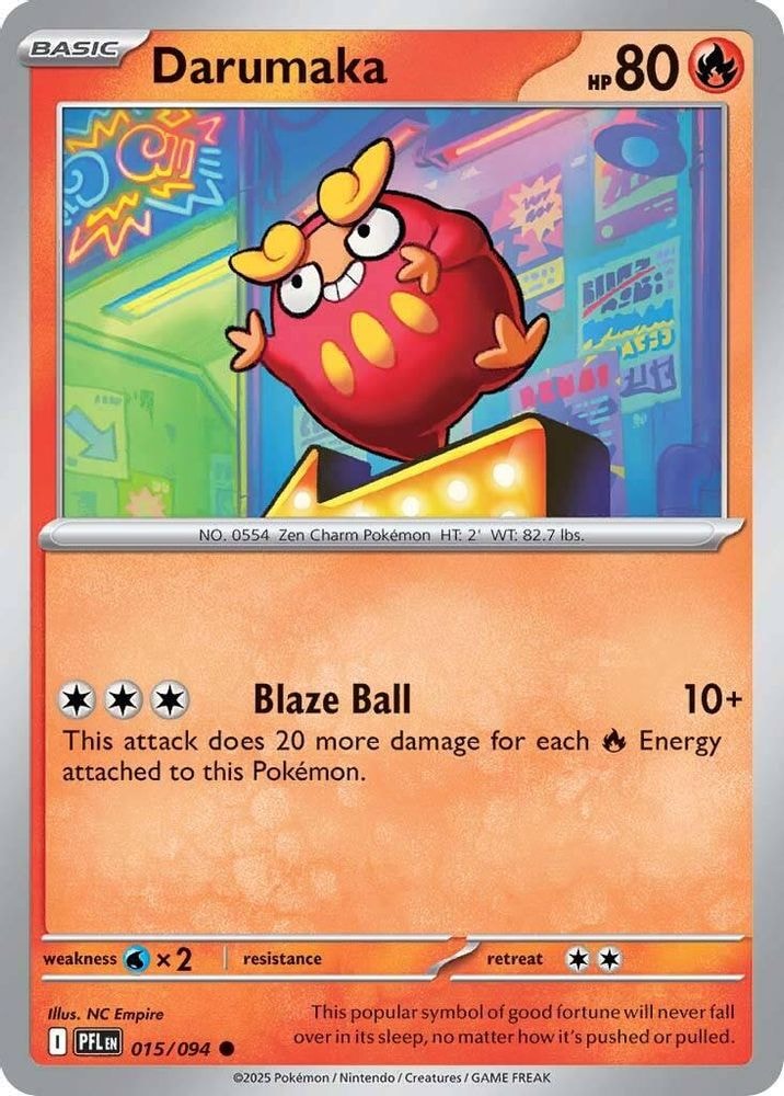 ME02: Phantasmal Flames (PFL) - Darumaka (#015/094, Common) ()