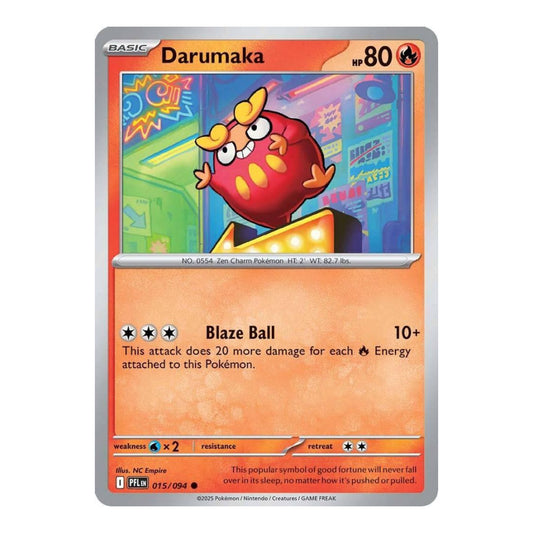 ME02: Phantasmal Flames (PFL) - Darumaka (#015/094) (Near Mint)