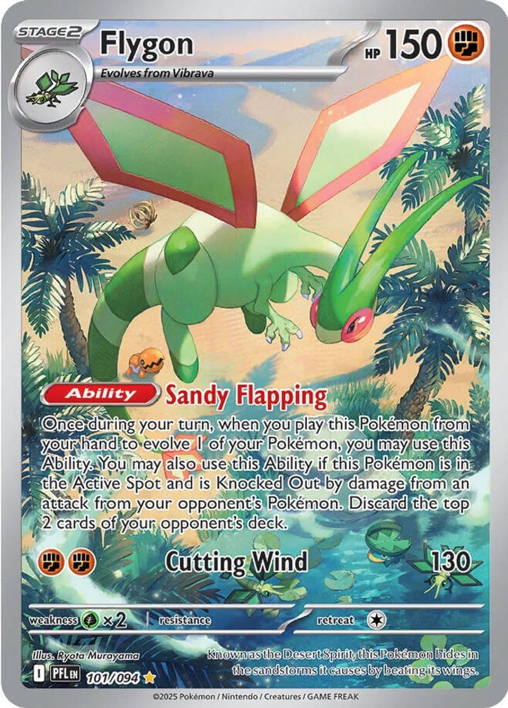 ME02: Phantasmal Flames (PFL) - Flygon - 101/094 (#101/094, Illustration Rare) ()