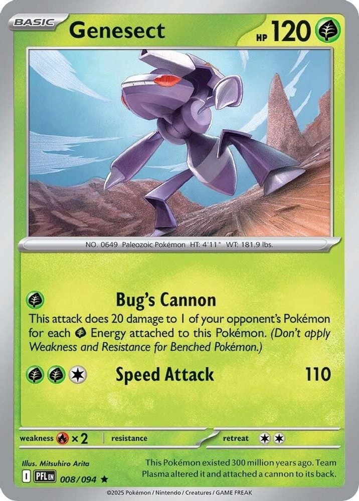 ME02: Phantasmal Flames (PFL) - Genesect (#008/094, Rare) ()