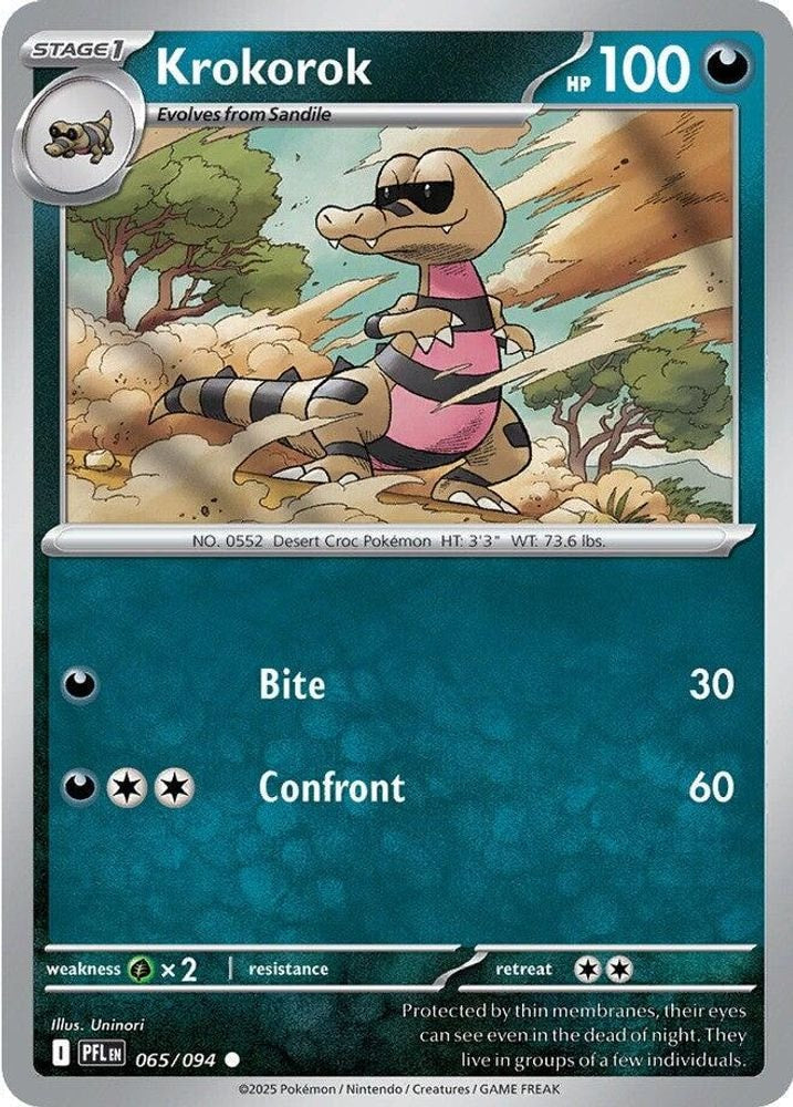 ME02: Phantasmal Flames (PFL) - Krokorok (#065/094, Common) ()