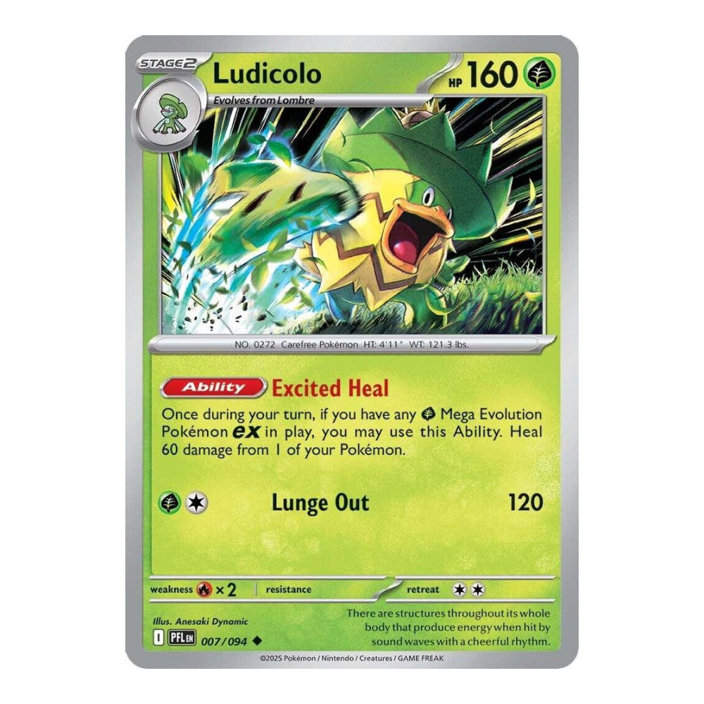 ME02: Phantasmal Flames (PFL) - Ludicolo - 007/094 (#007/094)