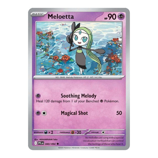 ME02: Phantasmal Flames (PFL) - Meloetta (#040/094) (Near Mint)