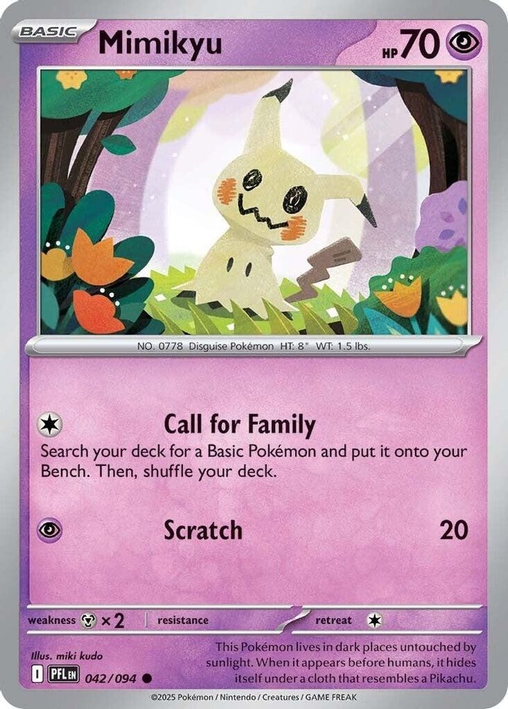 ME02: Phantasmal Flames (PFL) - Mimikyu (#042/094, Common) ()