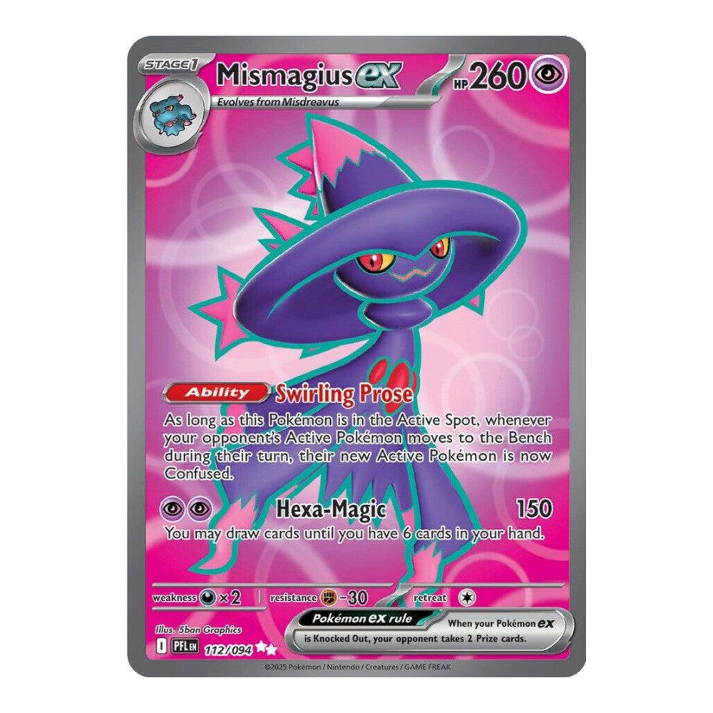 ME02: Phantasmal Flames (PFL) - Mismagius ex - 112/094 (#112/094) (Near Mint)
