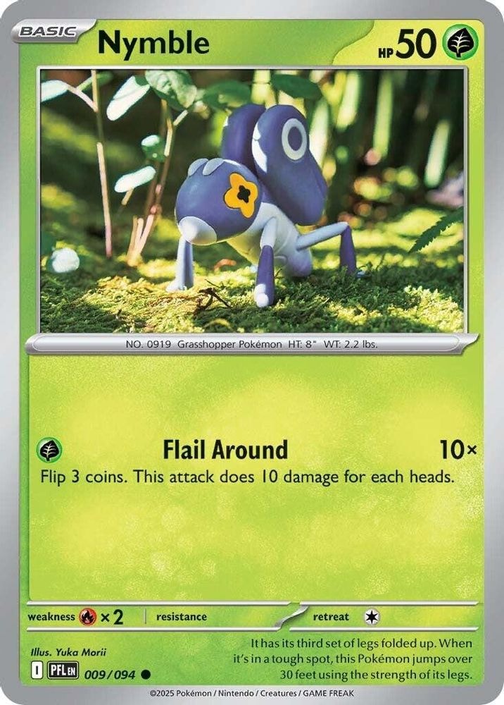 ME02: Phantasmal Flames (PFL) - Nymble - 009/094 (#009/094, Common) ()