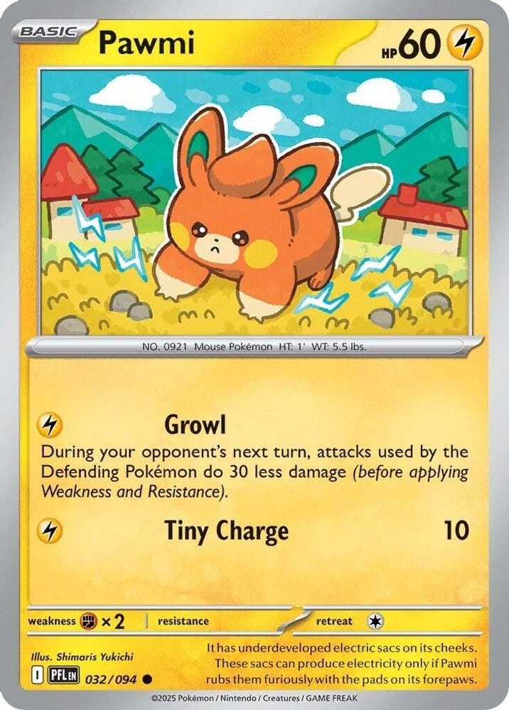 ME02: Phantasmal Flames (PFL) - Pawmi (#032/094, Common) ()