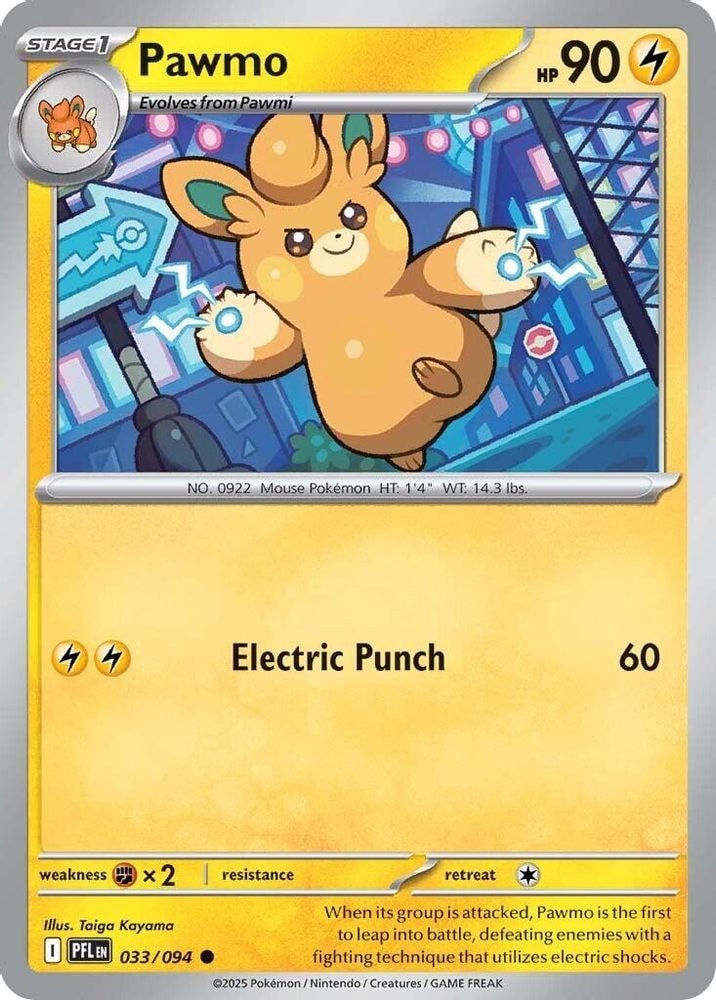 ME02: Phantasmal Flames (PFL) - Pawmo (#033/094, Common) ()