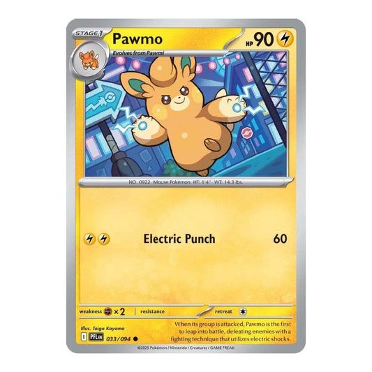 ME02: Phantasmal Flames (PFL) - Pawmo (#033/094) (Near Mint)